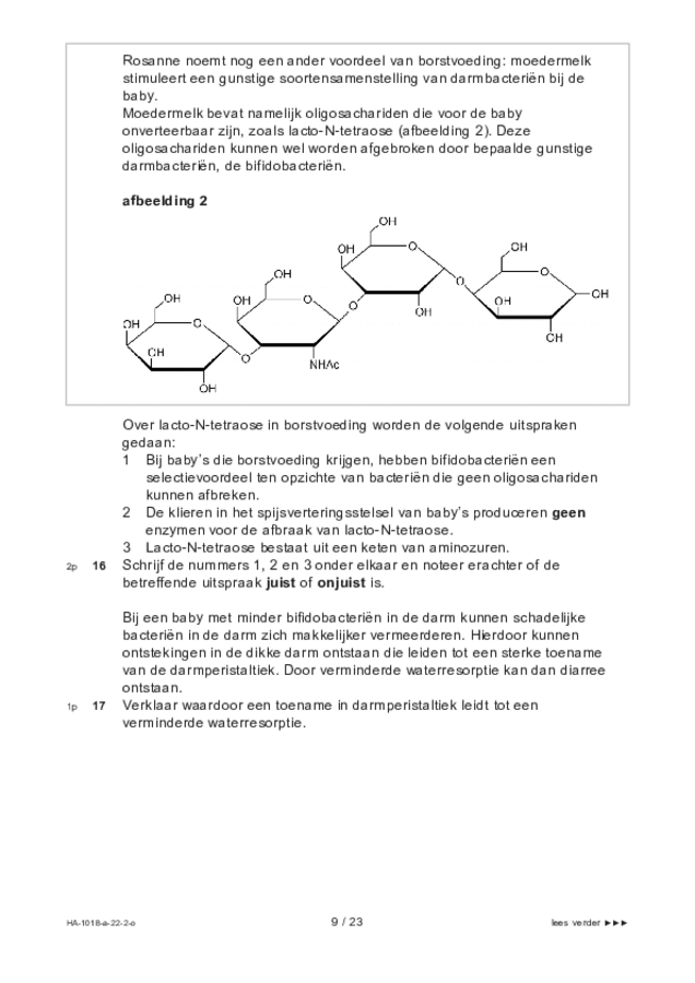 Opgaven examen HAVO biologie 2022, tijdvak 2. Pagina 9