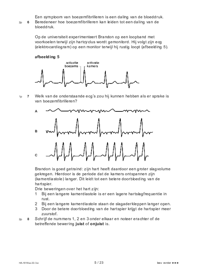 Opgaven examen HAVO biologie 2022, tijdvak 3. Pagina 5