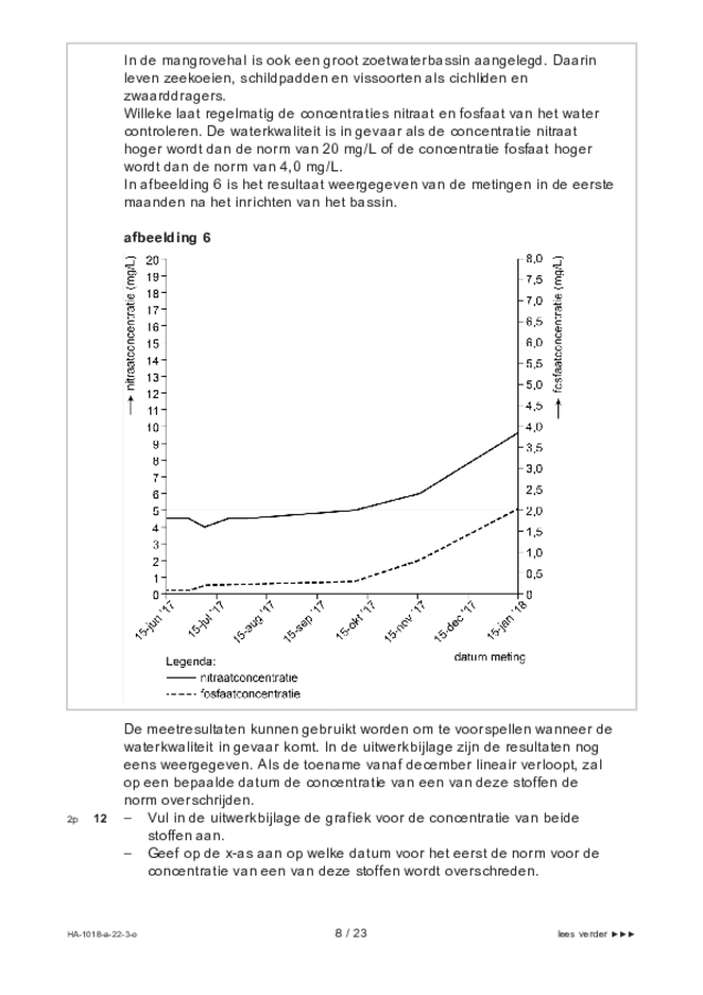 Opgaven examen HAVO biologie 2022, tijdvak 3. Pagina 8