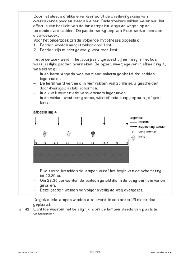 Opgaven examen HAVO biologie 2023, tijdvak 2. Pagina 20