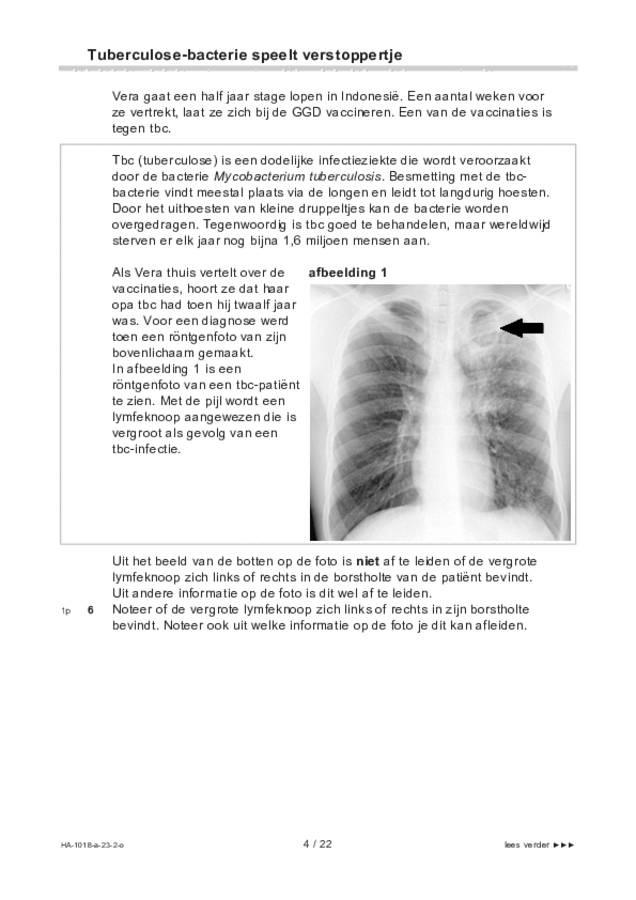 Opgaven examen HAVO biologie 2023, tijdvak 2. Pagina 4