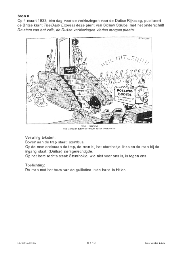 Bijlage examen HAVO geschiedenis 2022, tijdvak 3. Pagina 6