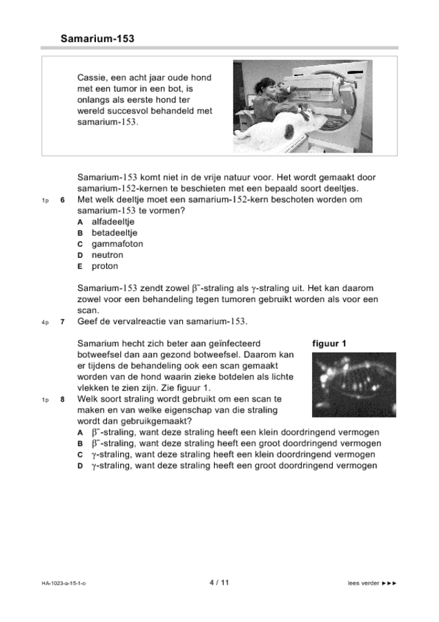 Opgaven examen HAVO natuurkunde 2015, tijdvak 1. Pagina 4