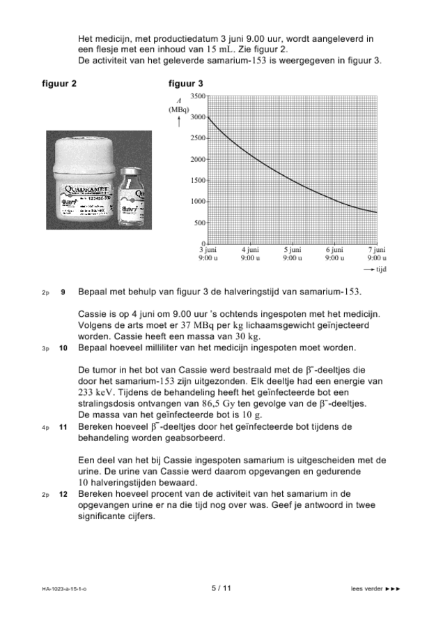 Opgaven examen HAVO natuurkunde 2015, tijdvak 1. Pagina 5