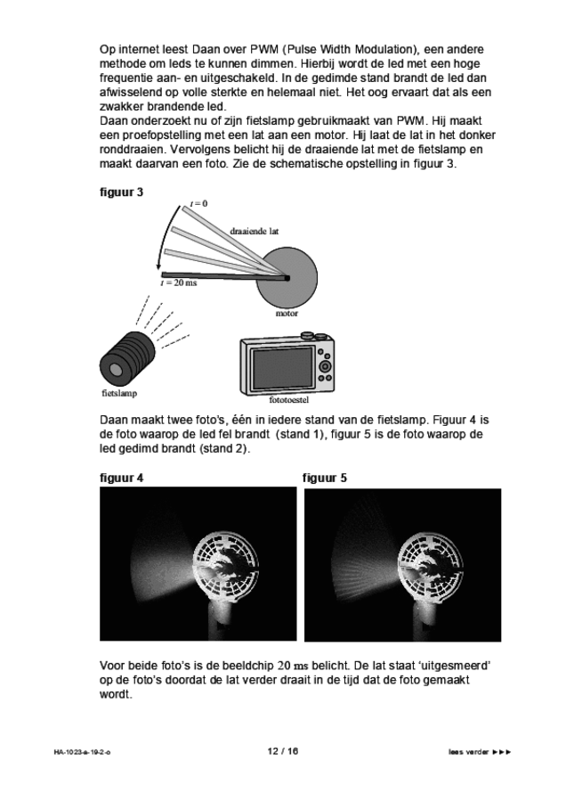 Opgaven examen HAVO natuurkunde 2019, tijdvak 2. Pagina 12