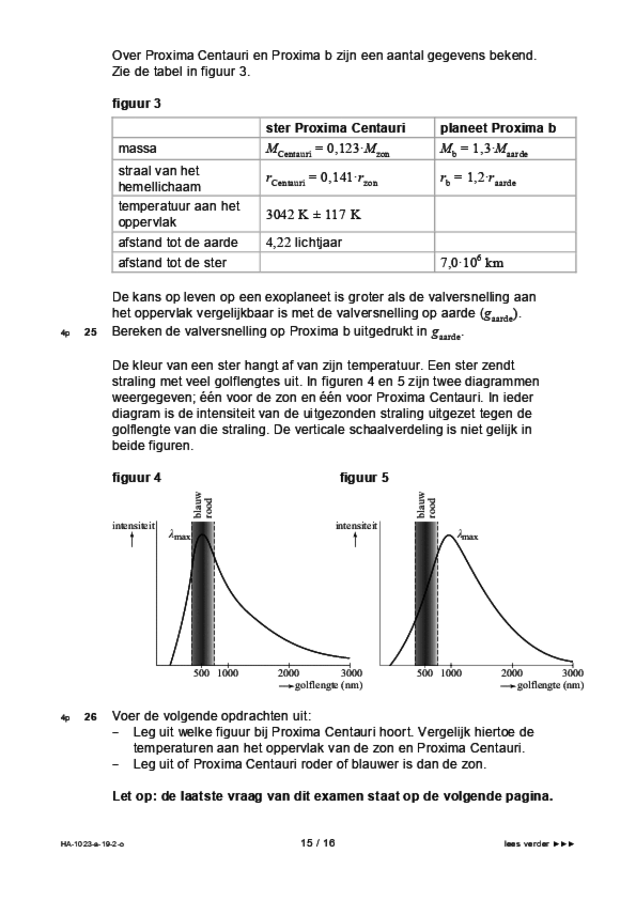 Opgaven examen HAVO natuurkunde 2019, tijdvak 2. Pagina 15