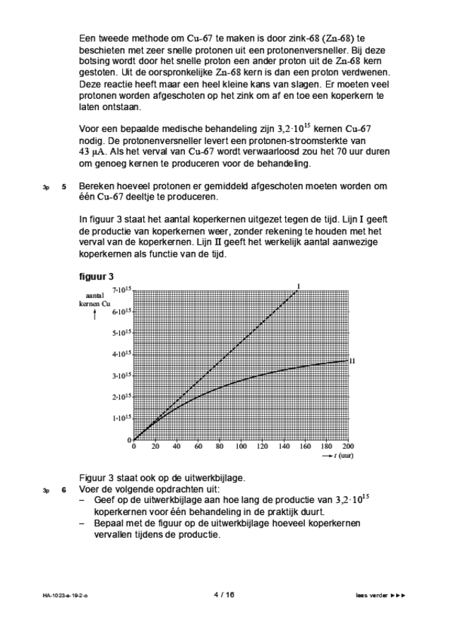 Opgaven examen HAVO natuurkunde 2019, tijdvak 2. Pagina 4
