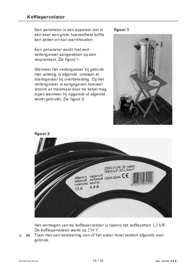 Opgaven examen HAVO natuurkunde 2022, tijdvak 2. Pagina 13