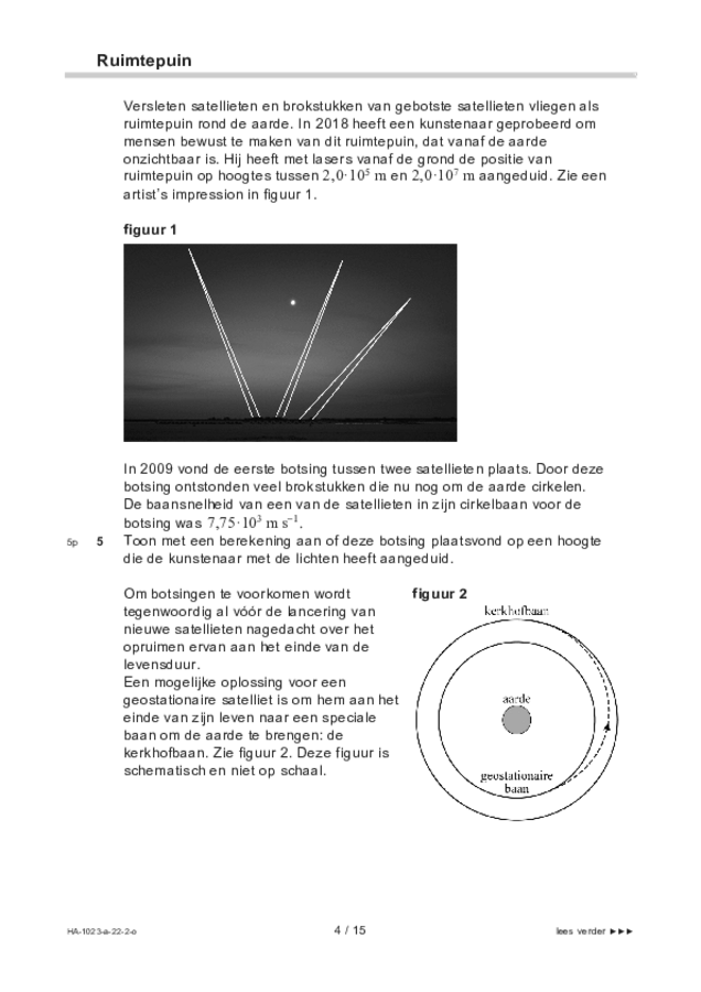 Opgaven examen HAVO natuurkunde 2022, tijdvak 2. Pagina 4
