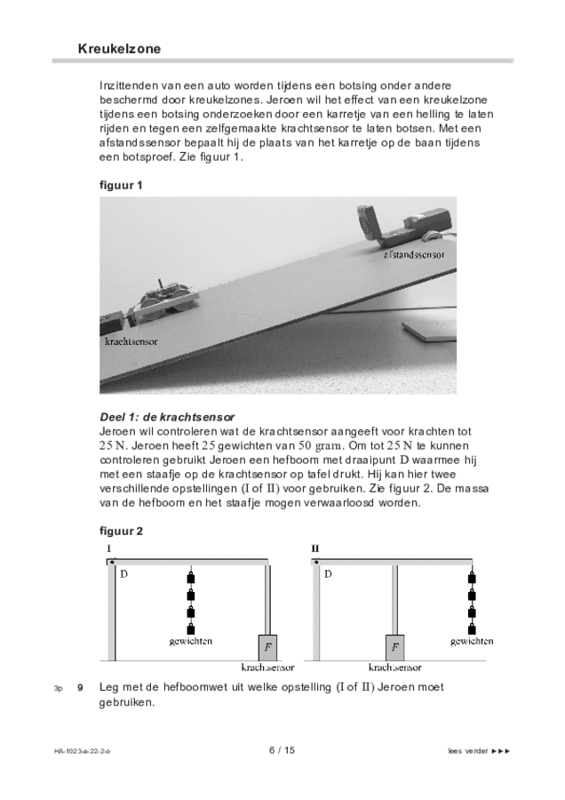 Opgaven examen HAVO natuurkunde 2022, tijdvak 2. Pagina 6