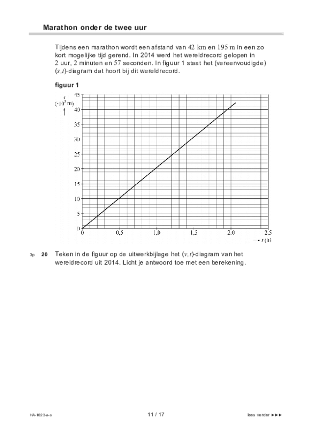 Opgaven examen HAVO natuurkunde 2022, tijdvak 3. Pagina 11