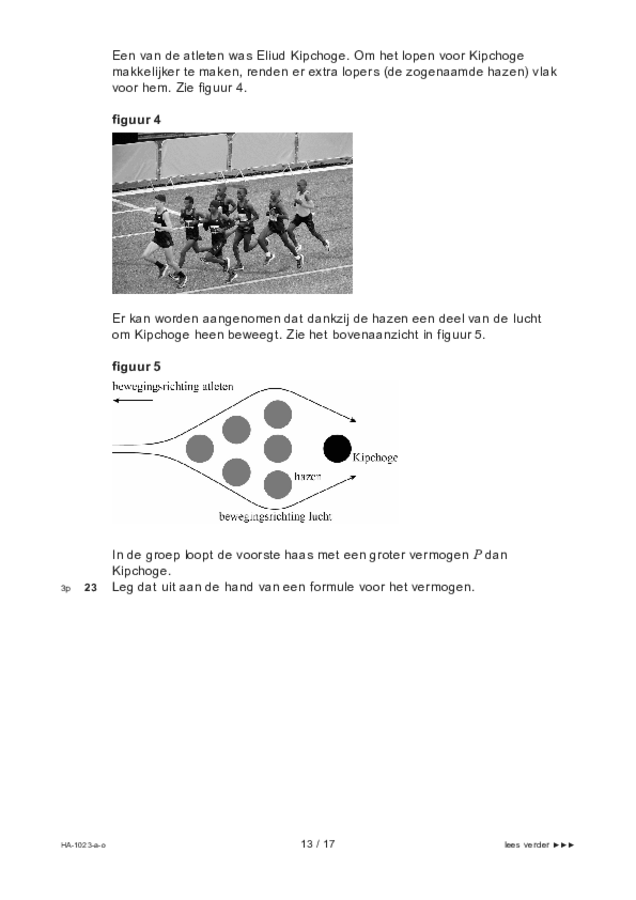 Opgaven examen HAVO natuurkunde 2022, tijdvak 3. Pagina 13