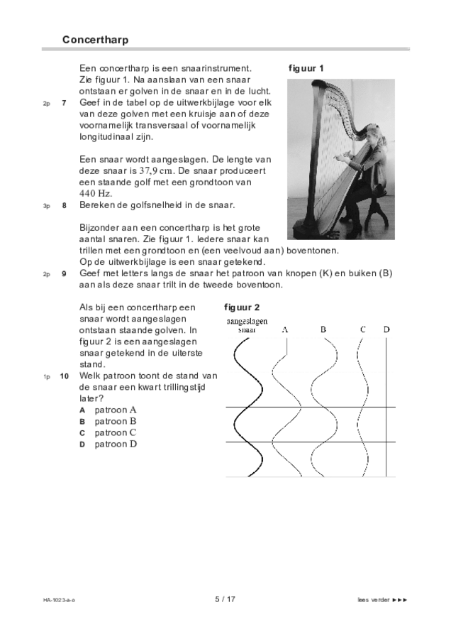 Opgaven examen HAVO natuurkunde 2022, tijdvak 3. Pagina 5