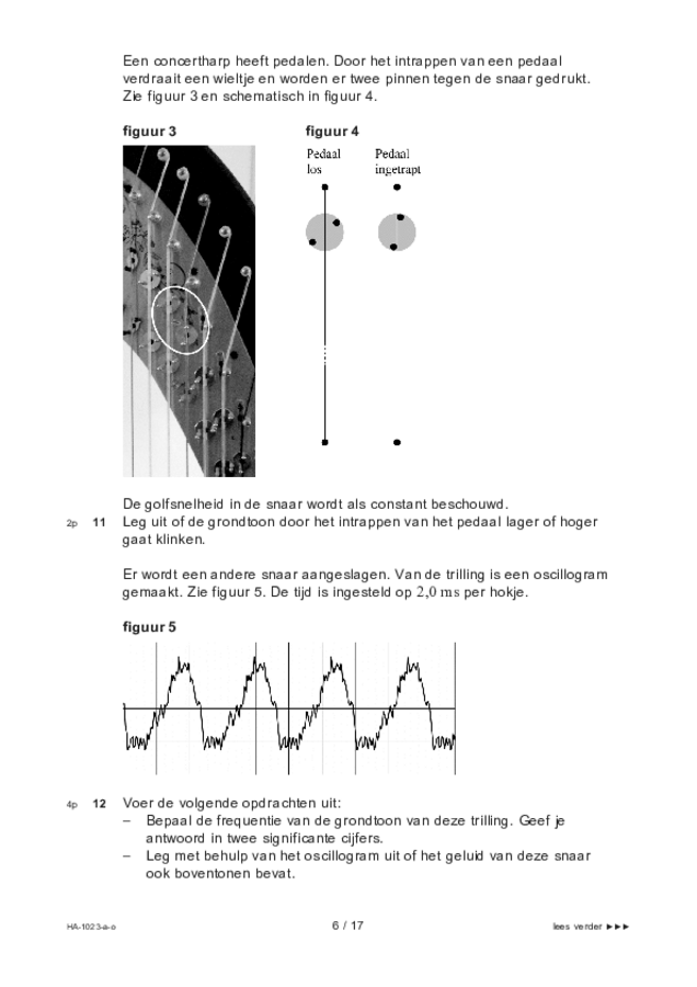 Opgaven examen HAVO natuurkunde 2022, tijdvak 3. Pagina 6