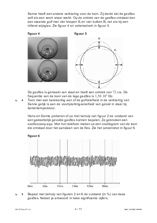 Opgaven examen HAVO natuurkunde 2023, tijdvak 1. Pagina 4