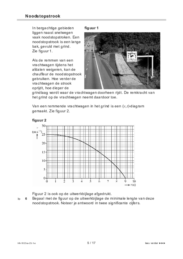 Opgaven examen HAVO natuurkunde 2023, tijdvak 1. Pagina 5