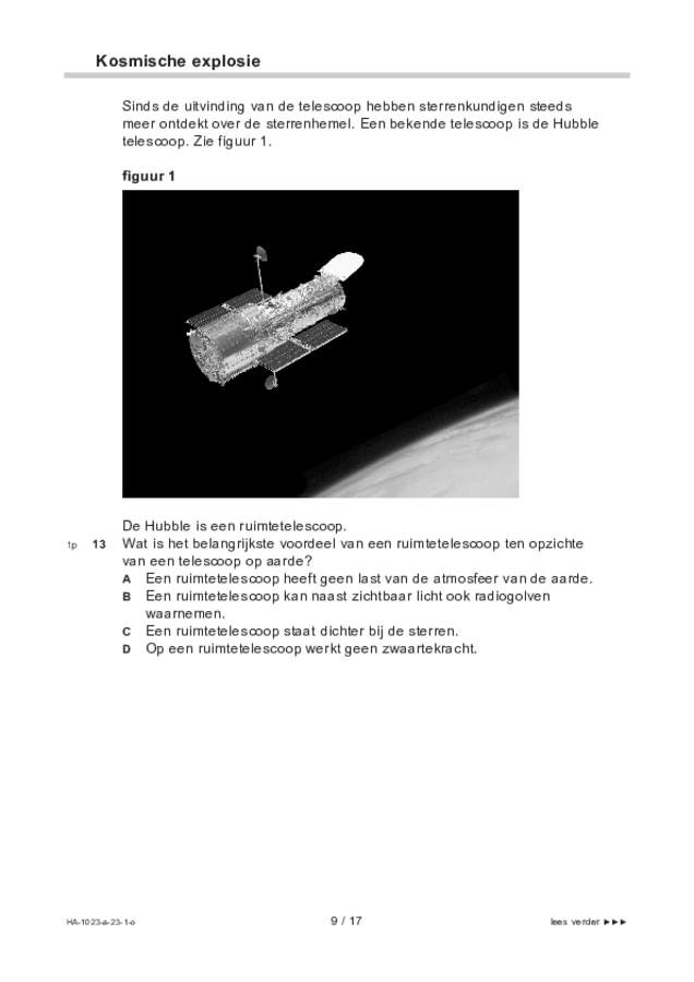 Opgaven examen HAVO natuurkunde 2023, tijdvak 1. Pagina 9