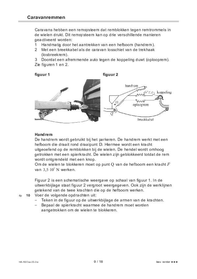 Opgaven examen HAVO natuurkunde 2023, tijdvak 2. Pagina 9