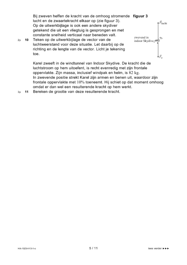 Opgaven examen HAVO natuurkunde 2013, tijdvak 1. Pagina 5