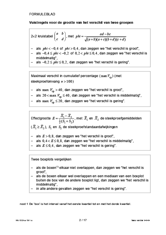 Opgaven examen HAVO wiskunde A 2019, tijdvak 1. Pagina 2