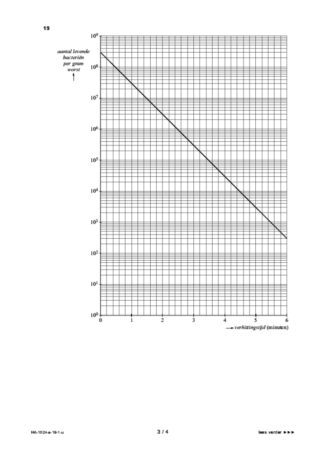 Uitwerkbijlage examen HAVO wiskunde A 2019, tijdvak 1. Pagina 3