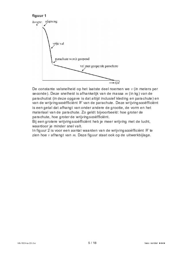 Opgaven examen HAVO wiskunde A 2022, tijdvak 2. Pagina 5