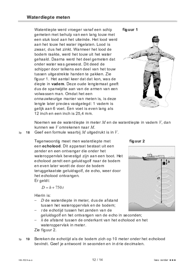 Opgaven examen HAVO wiskunde A 2022, tijdvak 3. Pagina 12