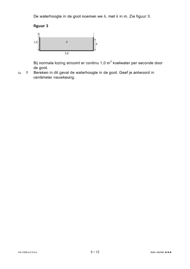 Opgaven examen HAVO wiskunde B 2013, tijdvak 2. Pagina 5