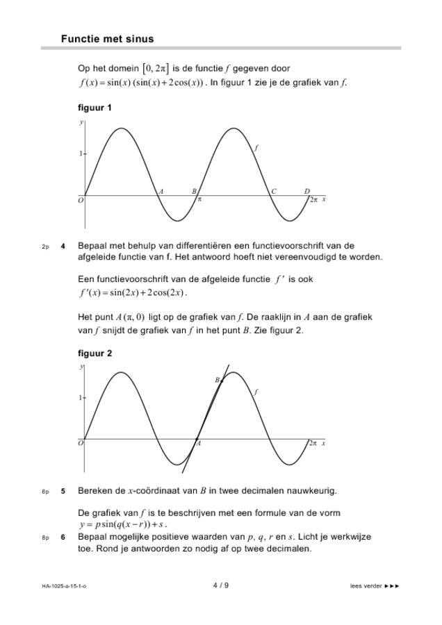 Wiskunde B Eindexamens HAVO (Opgaven) - Eindexamens.NU - Eindexamen ...