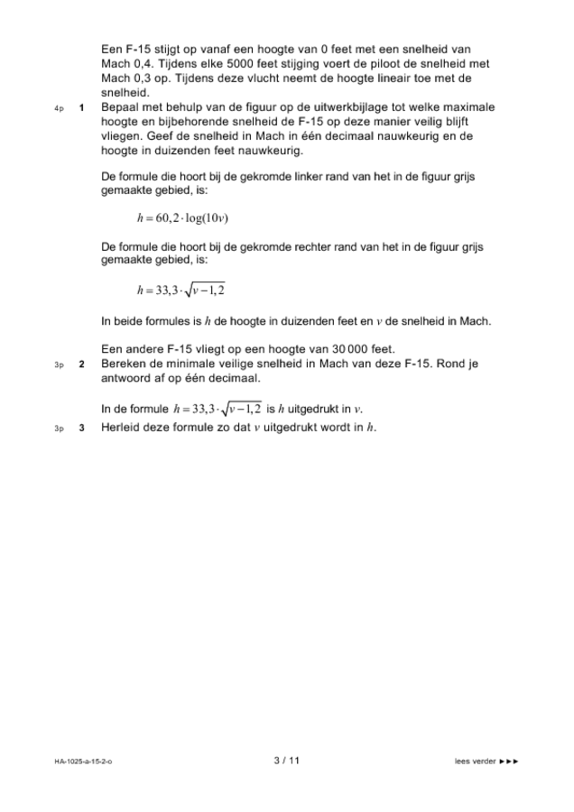 Wiskunde B Eindexamen Hoger Algemeen Voortgezet Onderwijs (Opgaven ...