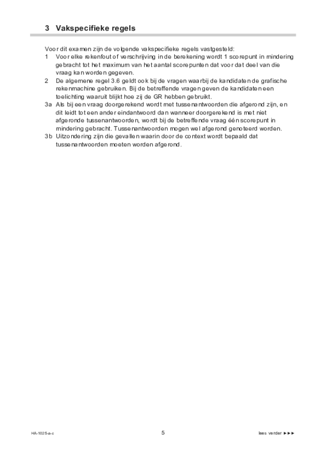 Correctievoorschrift examen HAVO wiskunde B 2022, tijdvak 1. Pagina 5