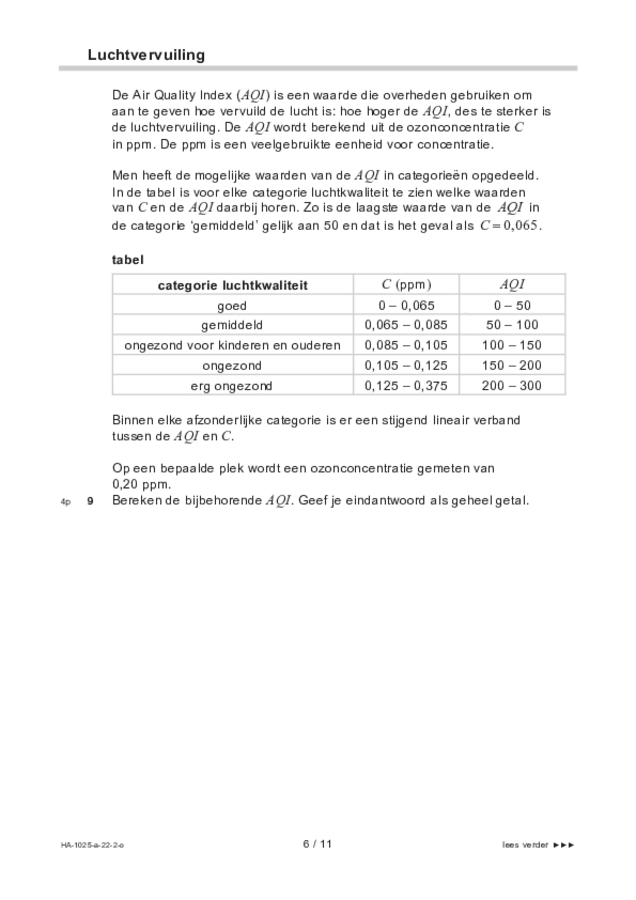 Opgaven examen HAVO wiskunde B 2022, tijdvak 2. Pagina 6