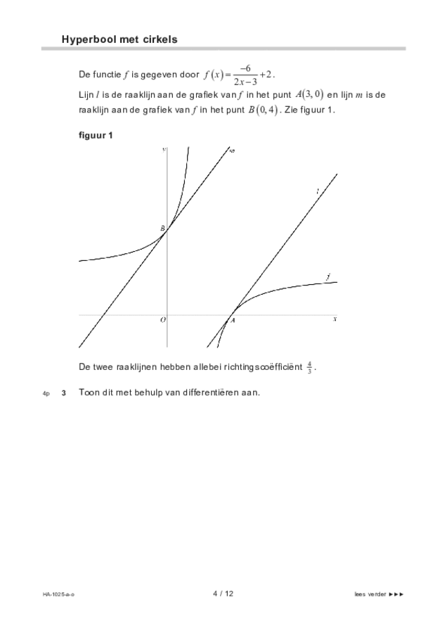 Opgaven examen HAVO wiskunde B 2022, tijdvak 3. Pagina 4