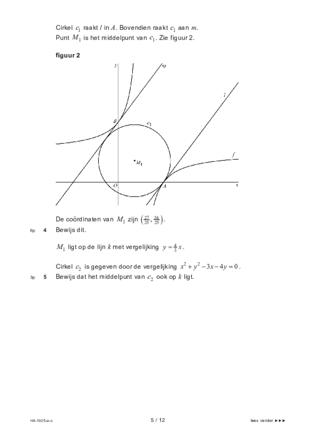 Opgaven examen HAVO wiskunde B 2022, tijdvak 3. Pagina 5