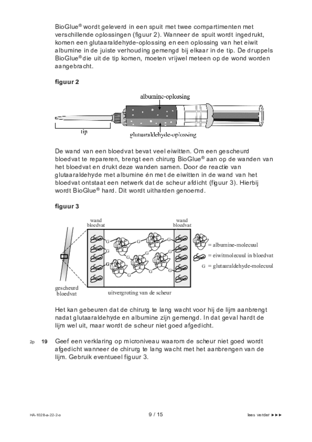 Opgaven examen HAVO scheikunde 2022, tijdvak 2. Pagina 9