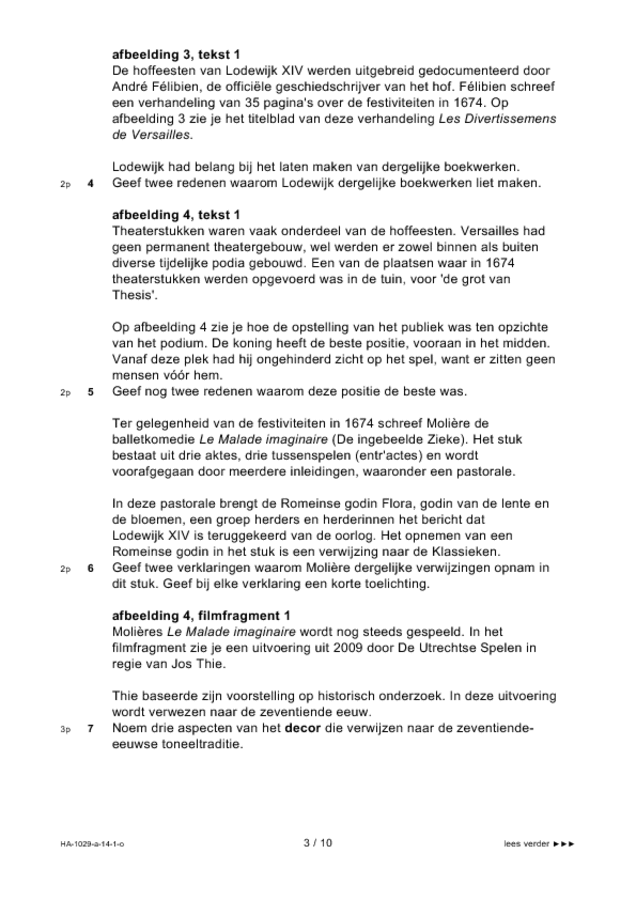 Opgaven examen HAVO kunst (algemeen) 2014, tijdvak 1. Pagina 3