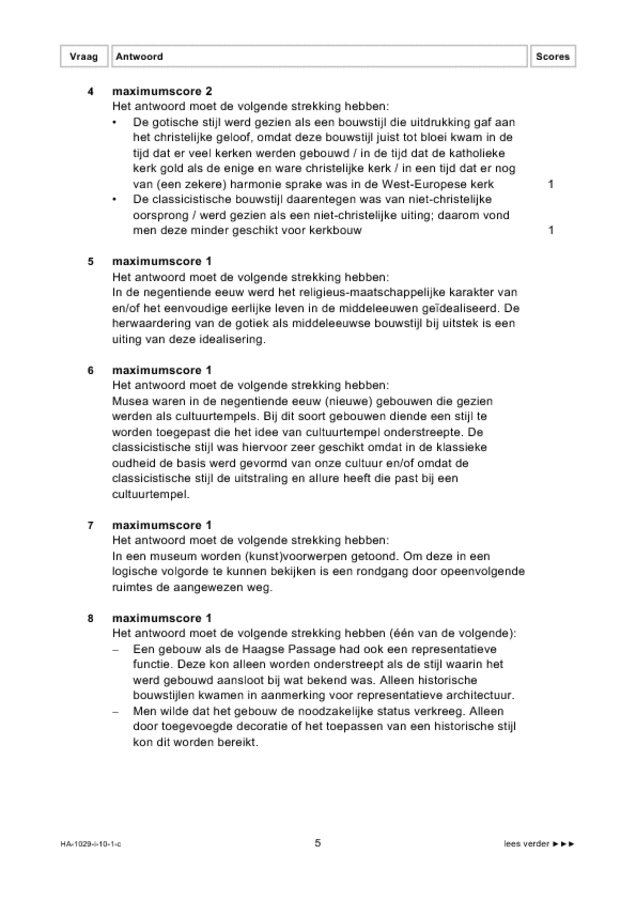 Correctievoorschrift examen HAVO kunst (algemeen) 2010, tijdvak 1. Pagina 5