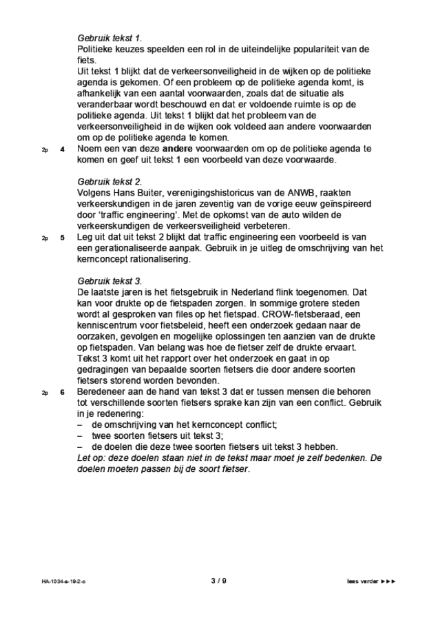 Opgaven examen HAVO maatschappijwetenschappen 2019, tijdvak 2. Pagina 3