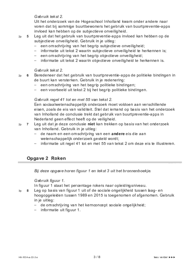 Opgaven examen HAVO maatschappijwetenschappen 2022, tijdvak 2. Pagina 3