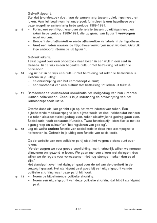 Opgaven examen HAVO maatschappijwetenschappen 2022, tijdvak 2. Pagina 4