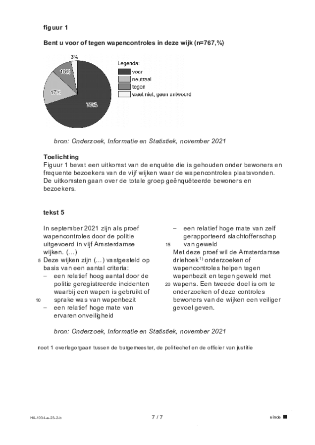 Bijlage examen HAVO maatschappijwetenschappen 2023, tijdvak 2. Pagina 7