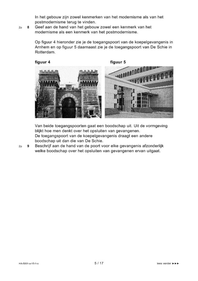 Opgaven examen HAVO tekenen, handenarbeid en textiele werkvormen 2015, tijdvak 1. Pagina 5