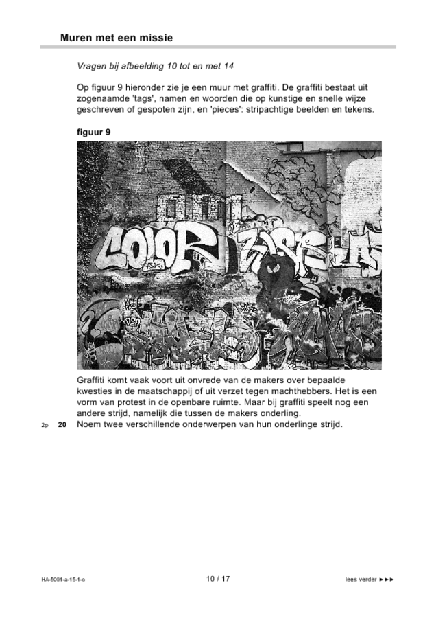 Opgaven examen HAVO tekenen, handenarbeid en textiele werkvormen 2015, tijdvak 1. Pagina 10