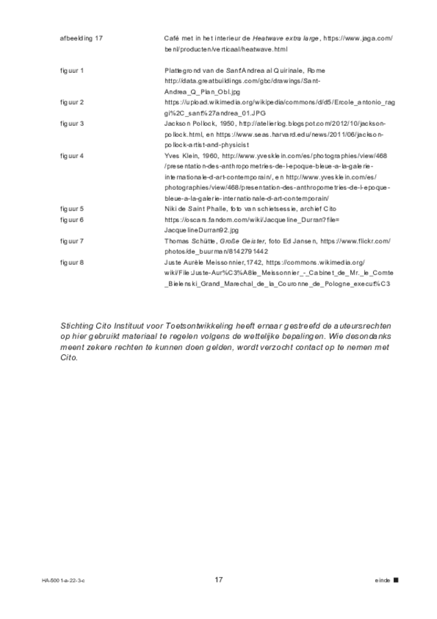 Correctievoorschrift examen HAVO tekenen, handenarbeid en textiele werkvormen 2022, tijdvak 3. Pagina 17