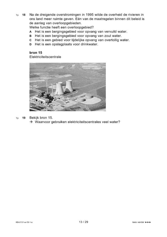 Opgaven examen VMBO KB aardrijkskunde 2015, tijdvak 1. Pagina 13