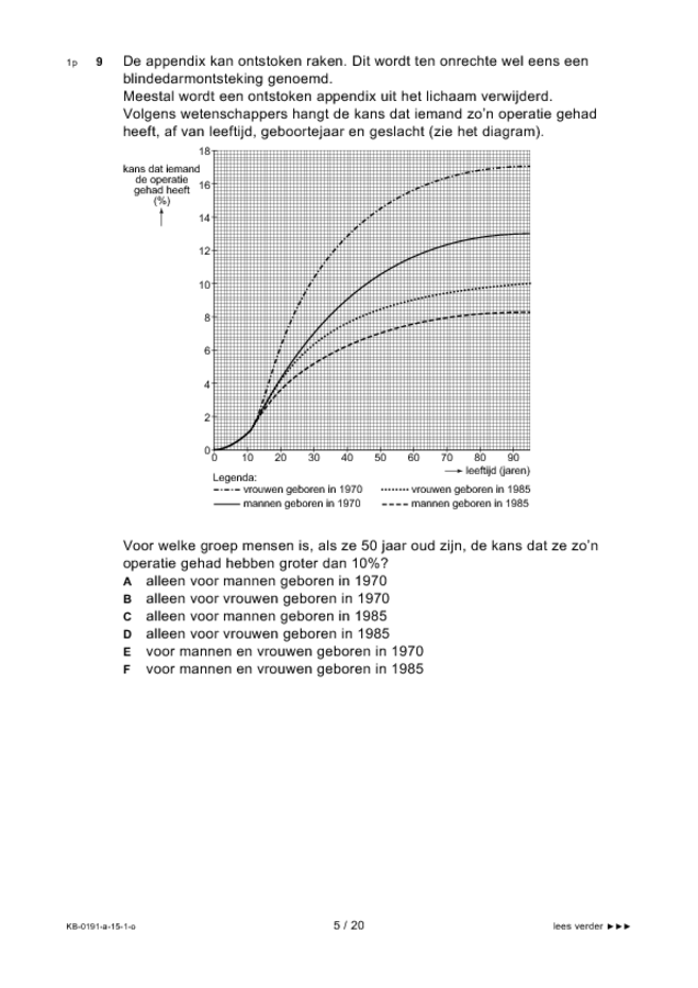 Opgaven examen VMBO KB biologie 2015, tijdvak 1. Pagina 5