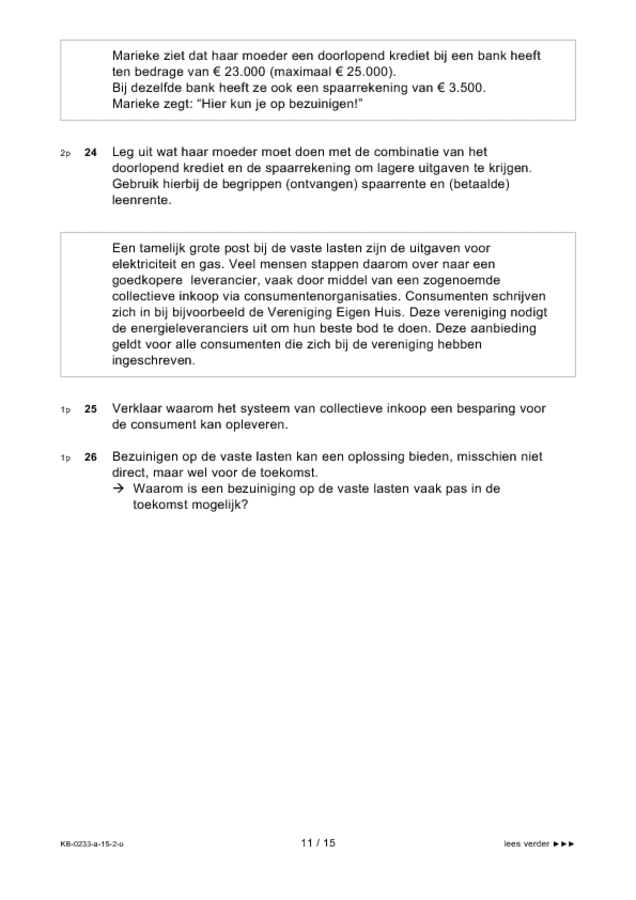 Economie Examen Vwo 2015 Tijdvak 1