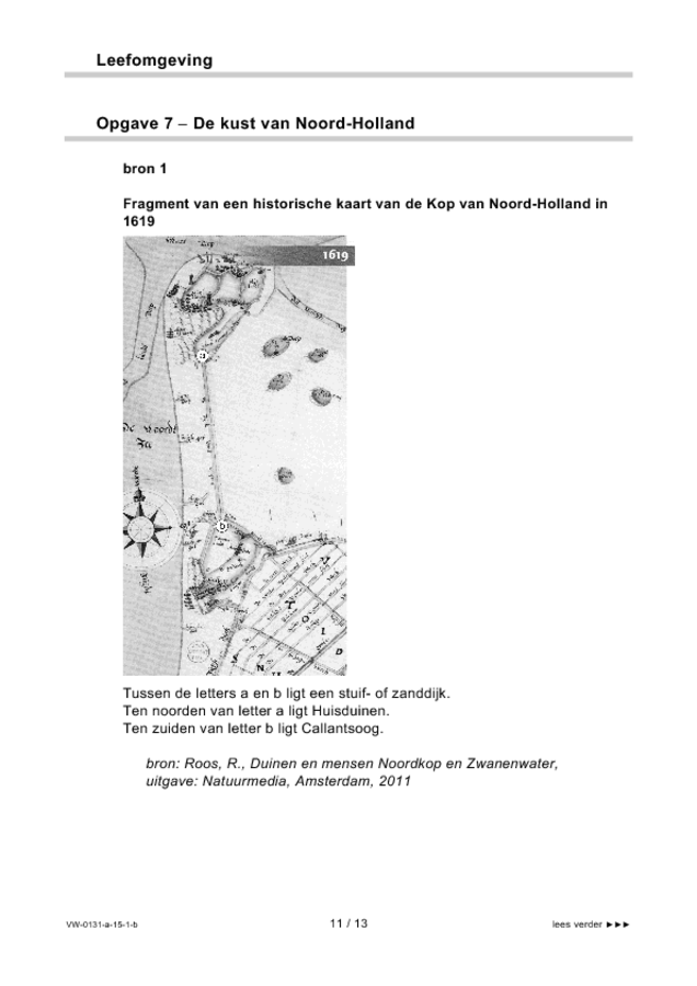 Bijlage examen VWO aardrijkskunde 2015, tijdvak 1. Pagina 11