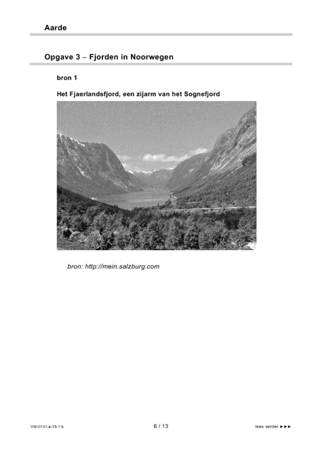 Bijlage examen VWO aardrijkskunde 2015, tijdvak 1. Pagina 6