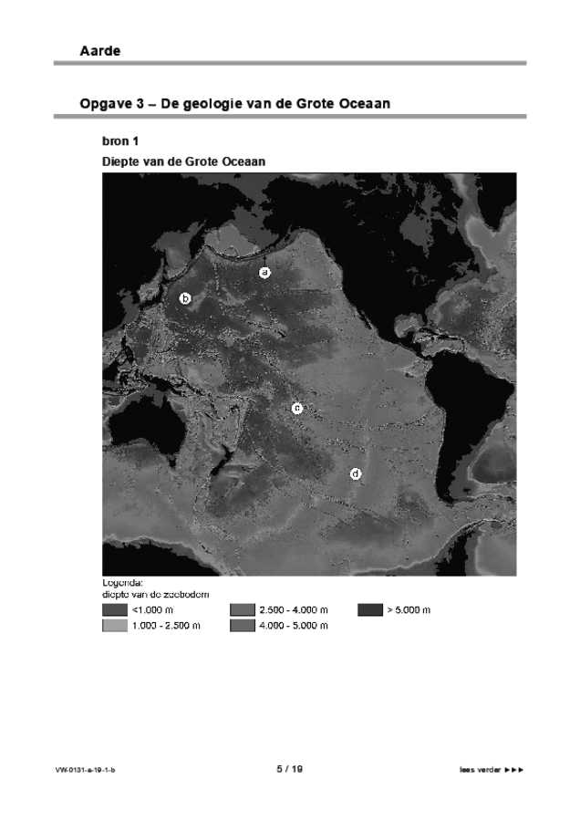 Bijlage examen VWO aardrijkskunde 2019, tijdvak 1. Pagina 5